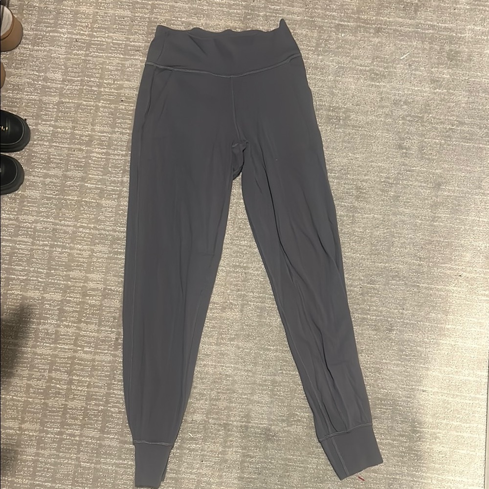 High-Waisted Gray Leggings